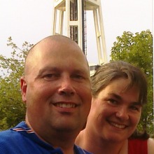 David & Michelle Wicks at the Space Needle
